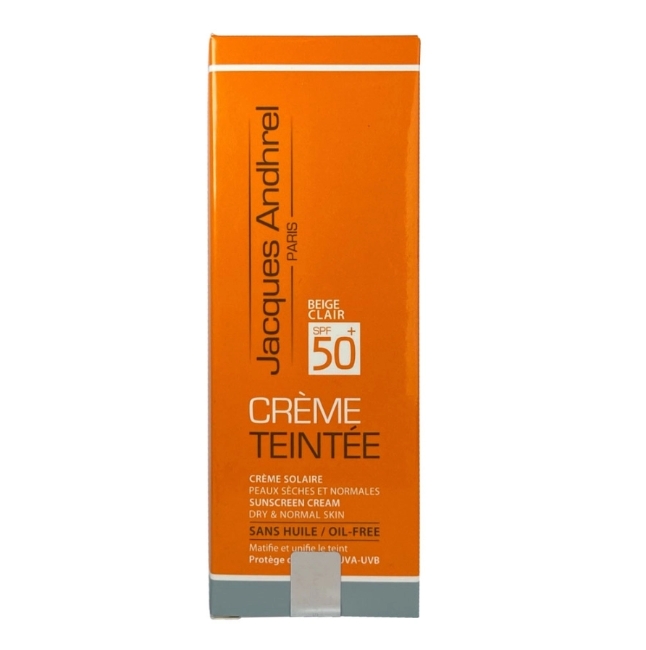 ژاک آندرل ضد آفتاب بژ روشن خشک